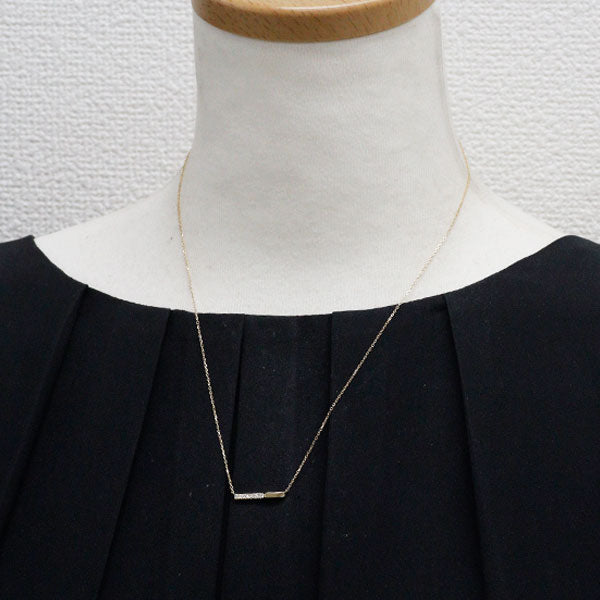 ロイヤルアッシャー K18YG ダイヤモンド ペンダントネックレス 0.07ct