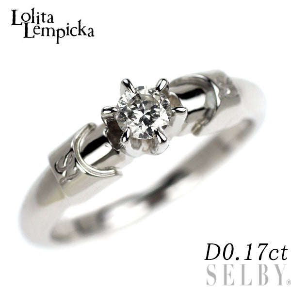 Lolita Lempica Pt900 Diamond Ring 0.17ct