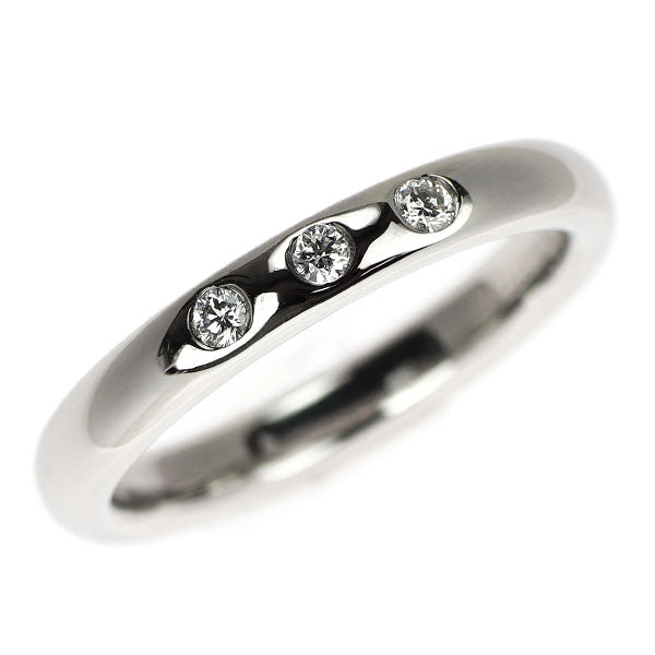 Tiffany Pt950 Diamond Ring Stacking Band D3p