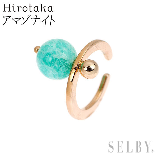 Hirotaka/Hirotaka K10PG Amazonite earrings ear cuff One side only