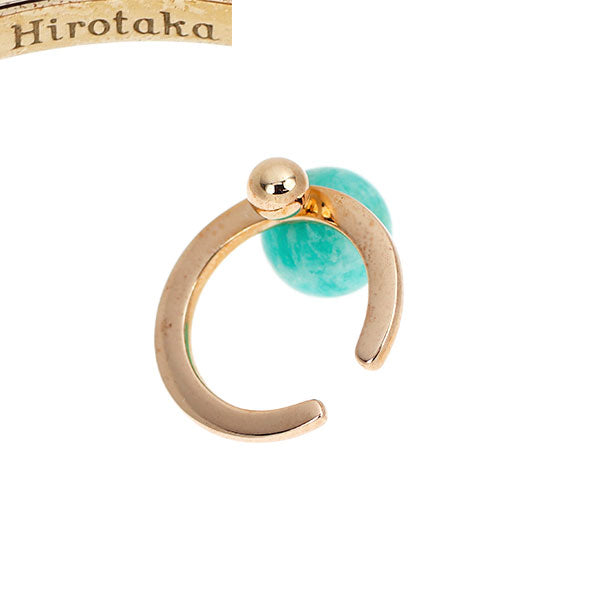 Hirotaka/Hirotaka K10PG Amazonite earrings ear cuff One side only