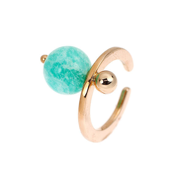 Hirotaka/Hirotaka K10PG Amazonite earrings ear cuff One side only