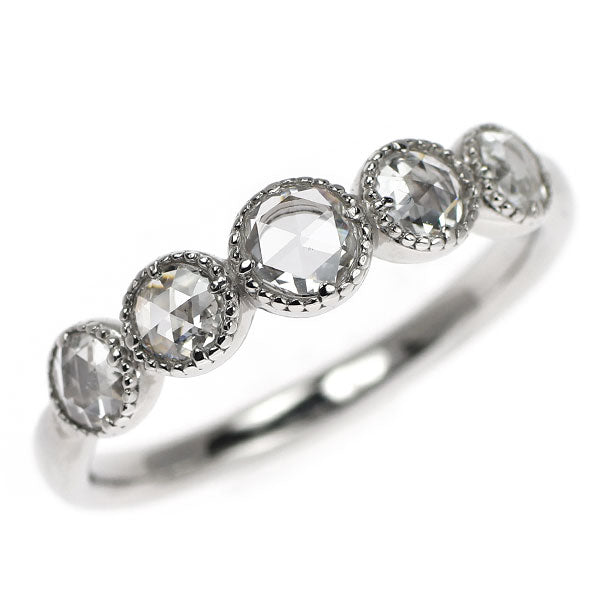Pt900 ローズカット ダイヤモンド リング 0.59ct