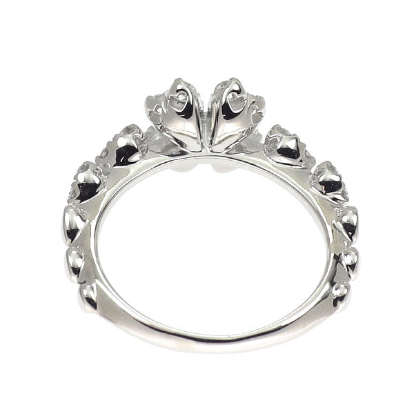 K18WG ダイヤモンド リング 0.54ct クローバー