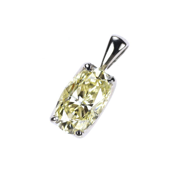 Pt900 オーバル ダイヤモンド ペンダントトップ 0.712ct