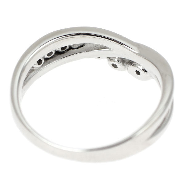 K18WG Brown/colorless diamond ring 0.40ct