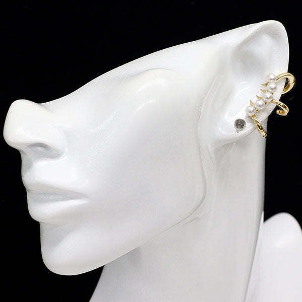 Tazaki Pearl K18YG Akoya Pearl Earrings Danger Scorpion Ear Cuff One ear only Diameter approx. 4.3-4.5mm