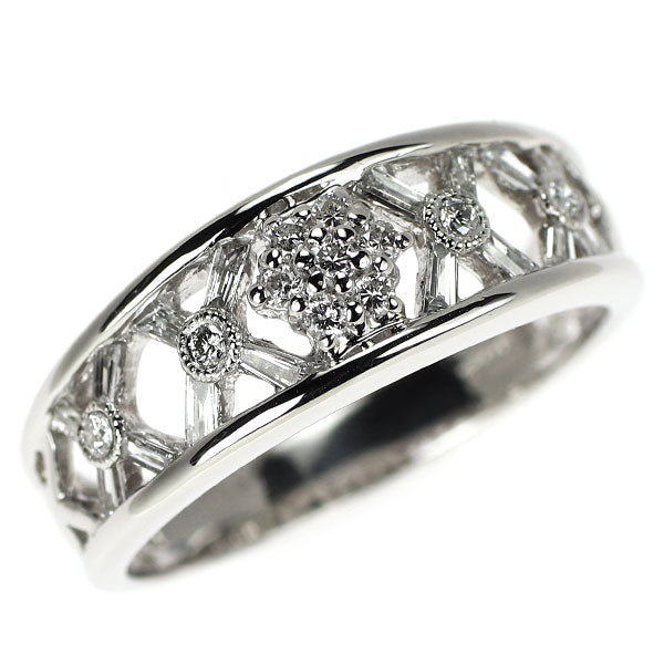 Pt900 Diamond Ring 0.50ct