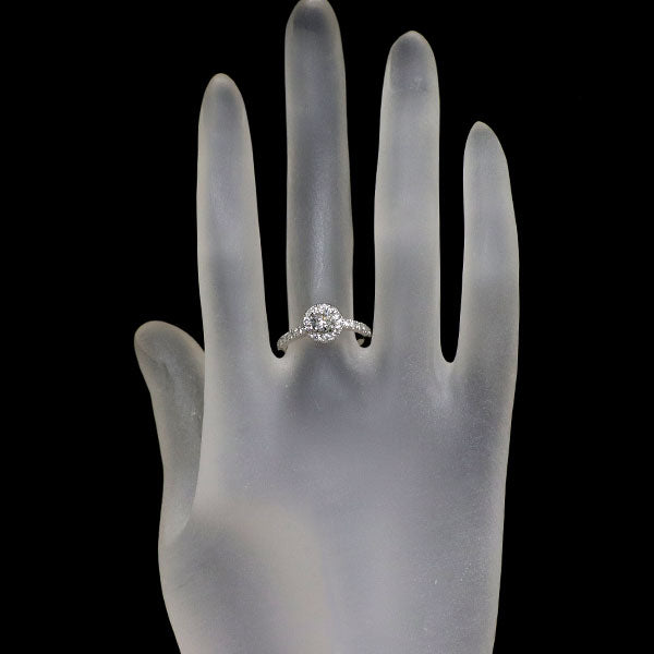 Pt900 ダイヤモンド リング 0.37ct D0.57ct