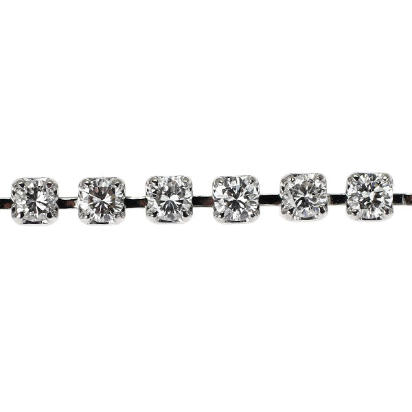 Pt850 Diamond Tennis Bracelet 2.00ct