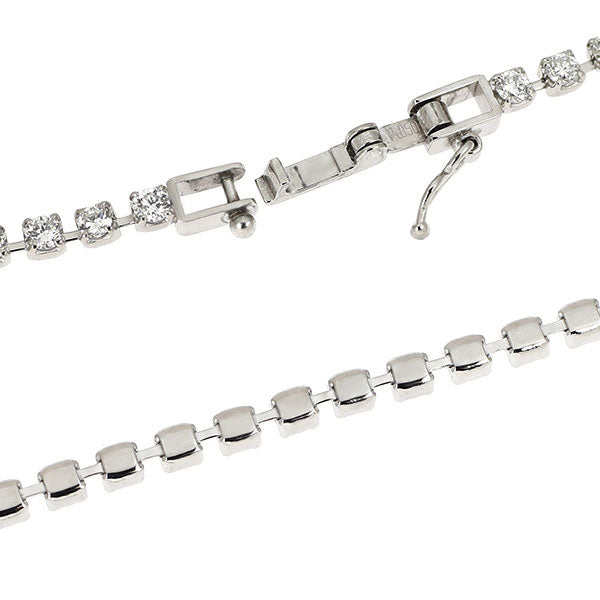 Pt850 Diamond Tennis Bracelet 2.00ct