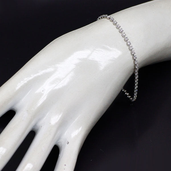 Pt850 Diamond Tennis Bracelet 2.00ct