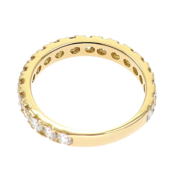 K18YG Diamond Ring 1.145ct Semi-Eternity