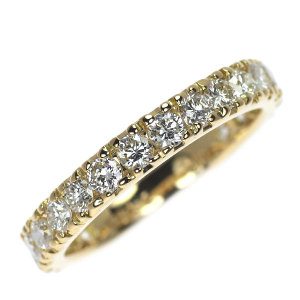 K18YG Diamond Ring 1.145ct Semi-Eternity