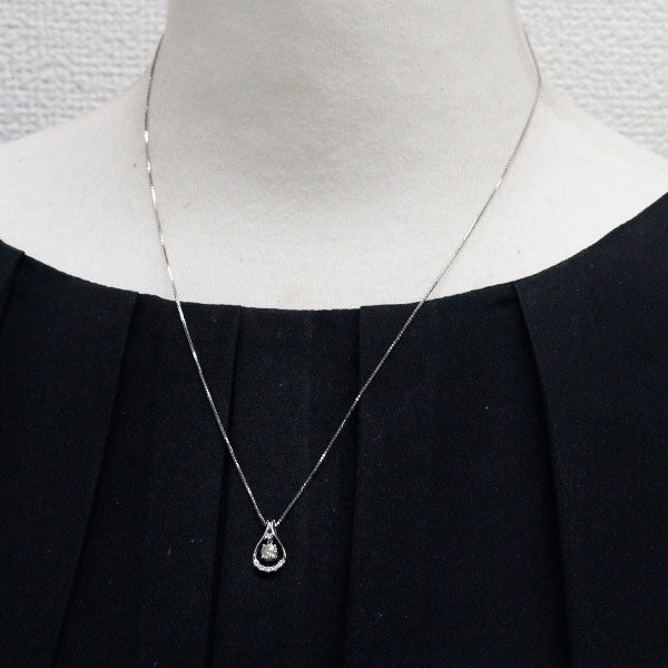 Pt900/ Pt850 ダイヤモンド ペンダントネックレス 0.249ct D0.07ct