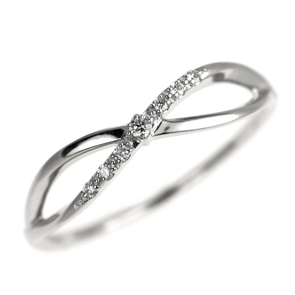 Festaria Pt950 Diamond Ring 0.03ct