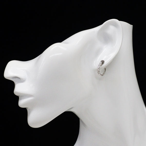 Pt900 ダイヤモンド ピアス 0.54ct フープ