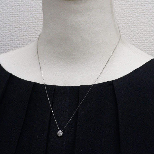 Pt900/ Pt850 ダイヤモンド ペンダントネックレス 0.197ct D0.11ct