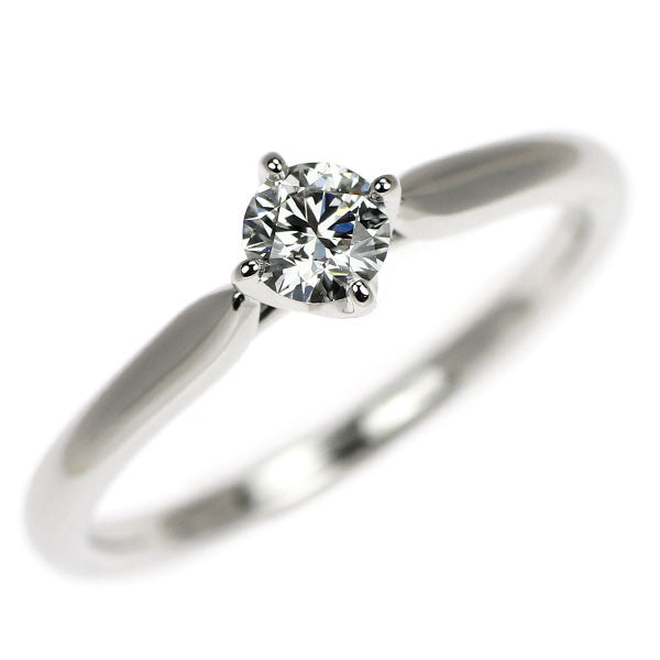 俄 Pt950 ダイヤモンド リング 0.21ct D IF 3EX 睡蓮