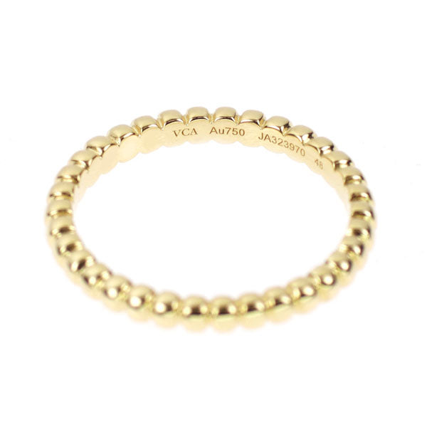 Van Cleef & Arpels K18YG Ring Perlele Small No. 48