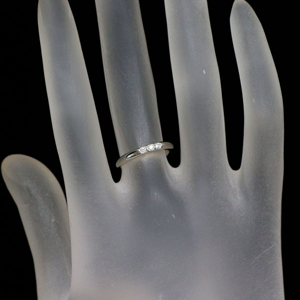 ラザールダイヤモンド Pt950 ダイヤモンド リング 0.04ct