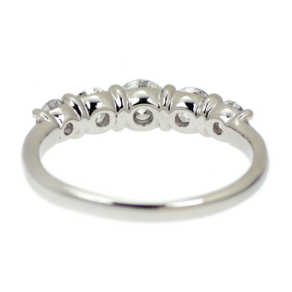 Pt900 ダイヤモンド リング 0.85ct 一文字