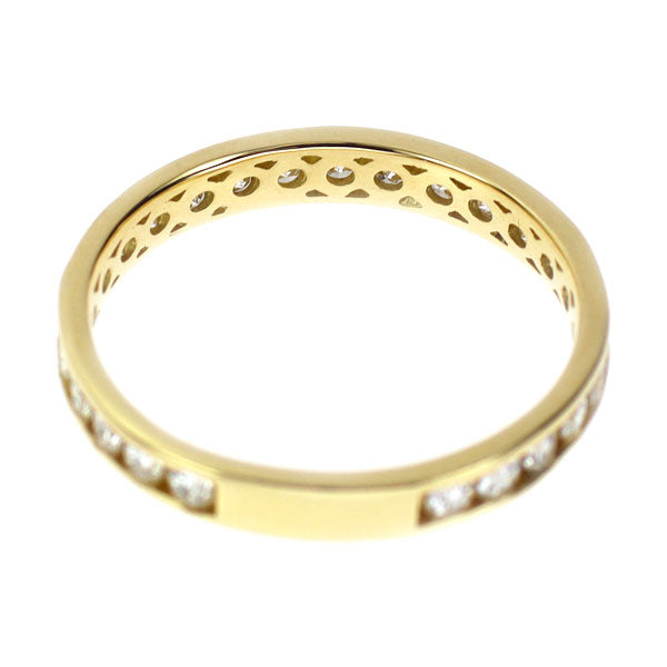 K18YG Diamond Ring 0.50ct Semi-eternity