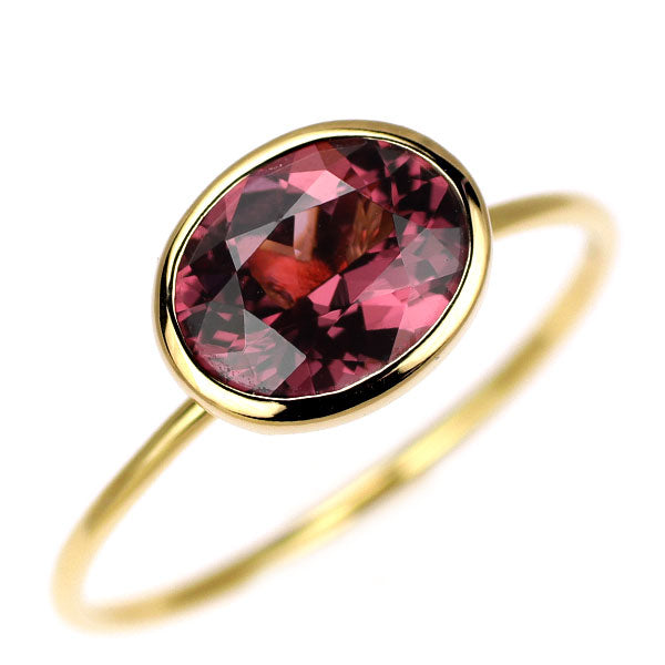 K18YG Rhodolite Garnet Ring 1.75ct