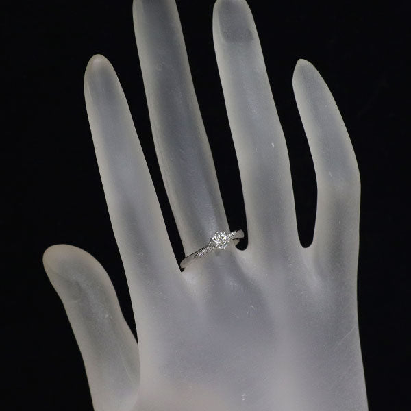 4℃ Pt950 Diamond Ring 0.265ct D VS2 3EXHC