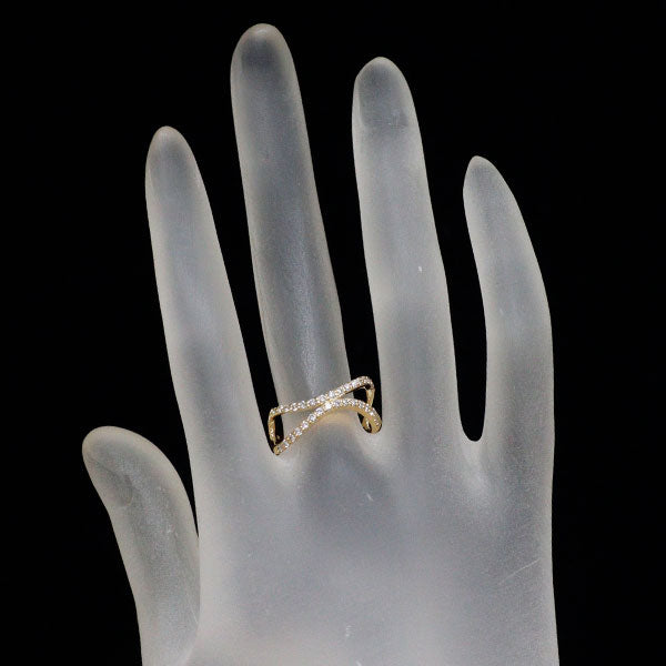 K18YG ダイヤモンド リング 0.37ct