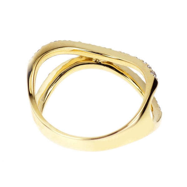 K18YG ダイヤモンド リング 0.37ct