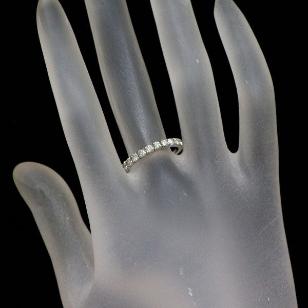K18WG ダイヤモンド リング 0.50ct ハーフエタニティ