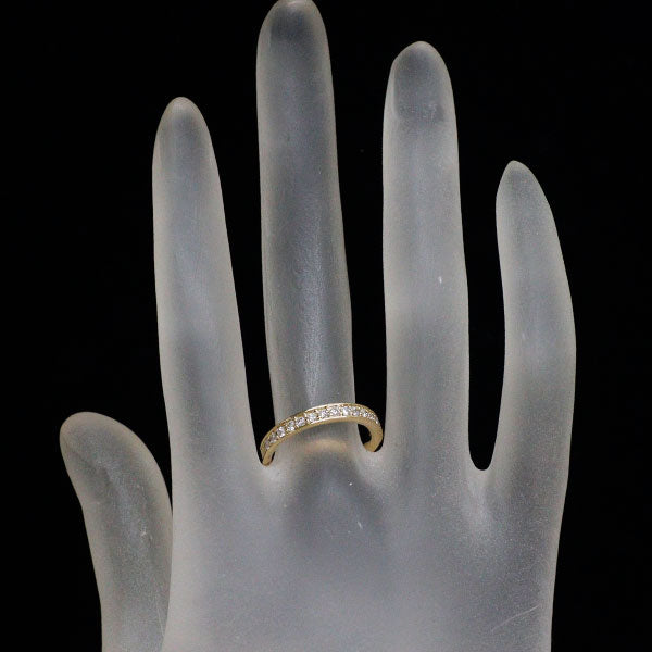 K18YG ダイヤモンド リング 0.30ct ハーフエタニティ