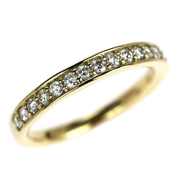 K18YG ダイヤモンド リング 0.30ct ハーフエタニティ