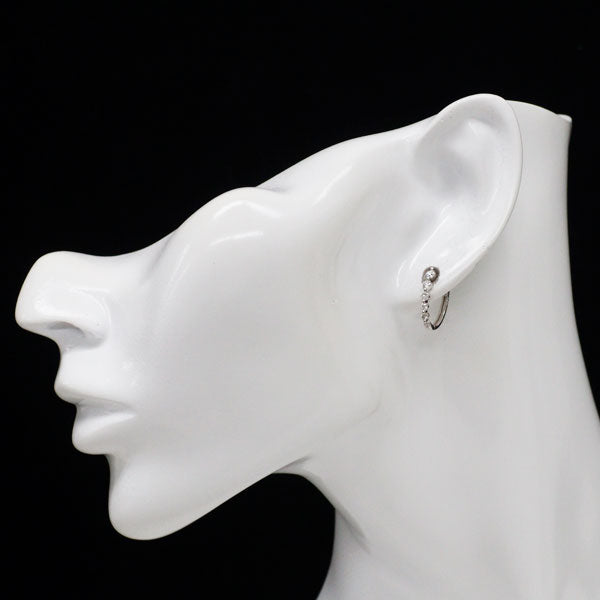 K18WG Diamond Earrings 0.40ct Hoop