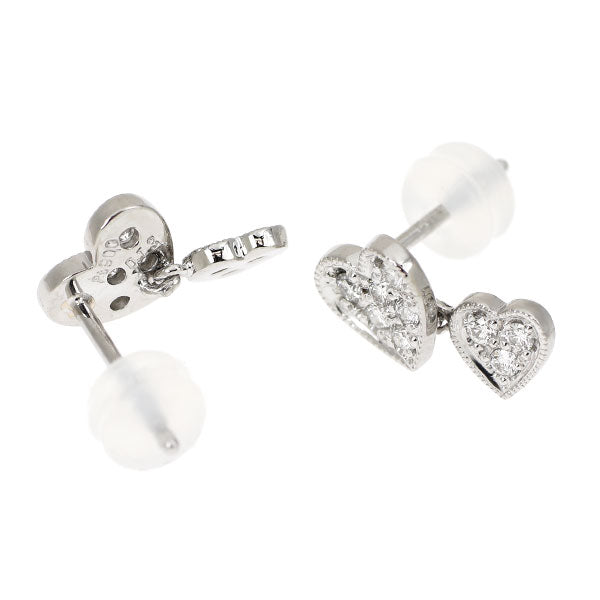 Pt900 ダイヤモンド ピアス 0.26ct ハート