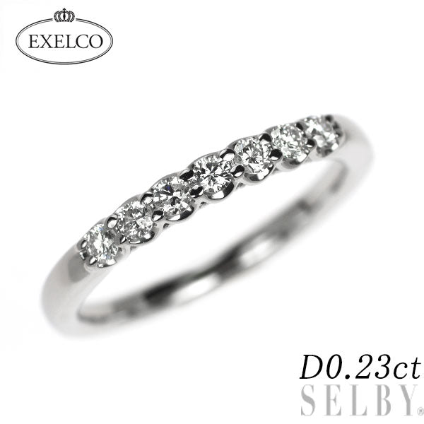 エクセルコ Pt900 ダイヤモンド リング 0.23ct ラヴィエール ルリエ