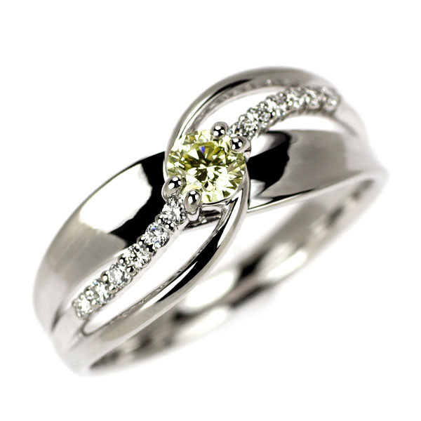 Pt900 ダイヤモンド リング 0.206ct VLY SI1 G D0.09ct