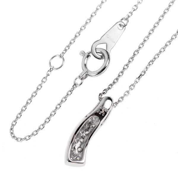 K18WG ダイヤモンド ペンダントネックレス 0.20ct