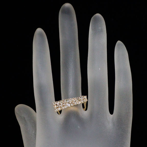 K18YG ローズカット ダイヤモンド リング 0.68ct