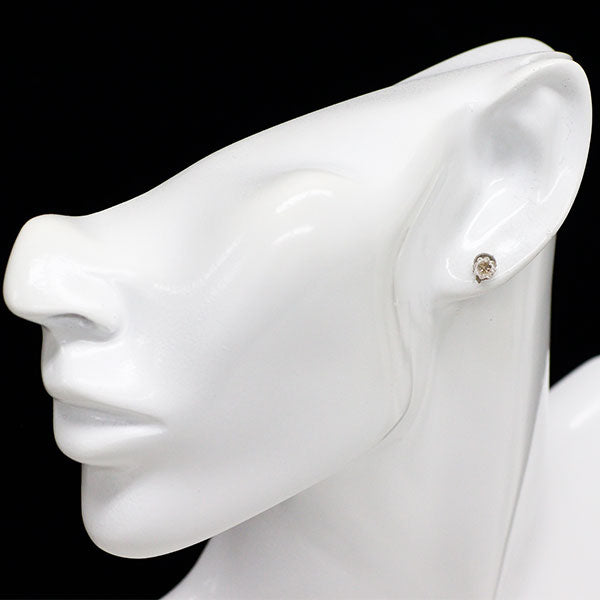 新品 K18YG ダイヤモンド ピアス 0.36ct 【エスコレ】 フラワー