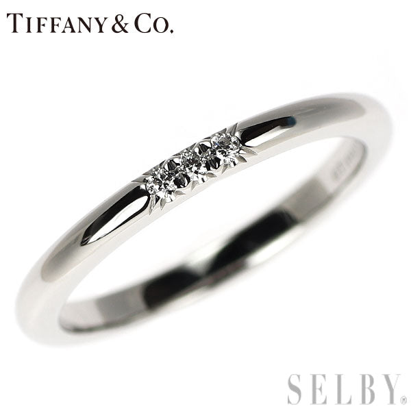 Tiffany & Co. Pt950 Diamond Forever Band Ring