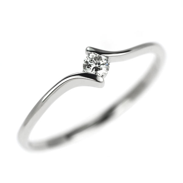 Pt900 ダイヤモンド リング 0.08ct