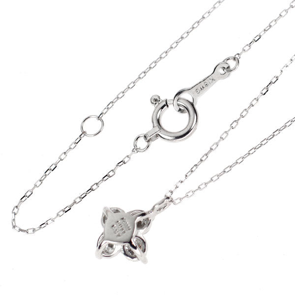 希少 Pt900/K18WG 天然ピンクダイヤモンド ペンダントネックレス 0.011ct D0.27ct