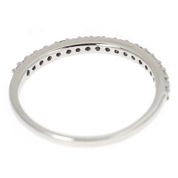 K18WG diamond ring 0.28ct half eternity