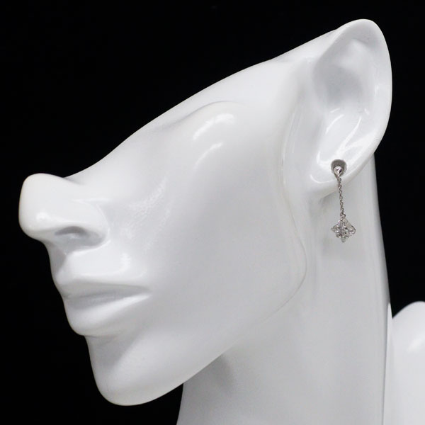 Pt900 ダイヤモンド ピアス 0.54ct