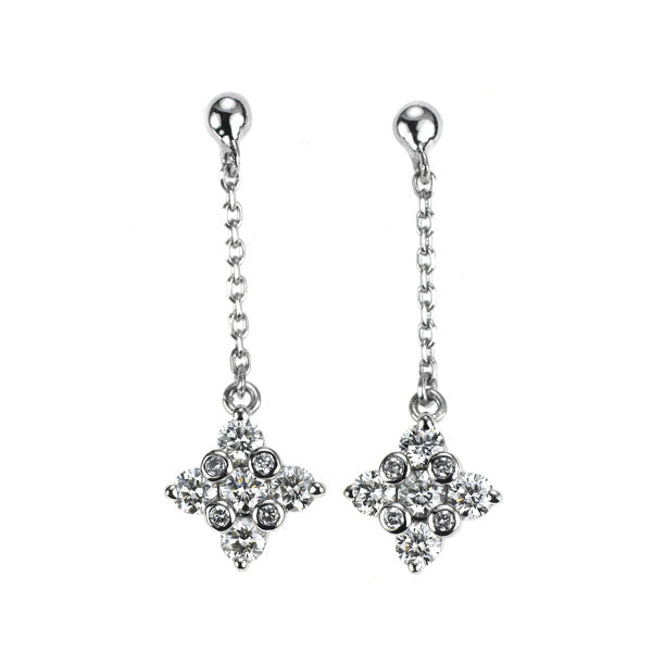 Pt900 ダイヤモンド ピアス 0.54ct