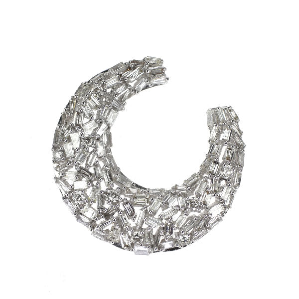 K18WG ダイヤモンド ペンダントトップ 0.50ct