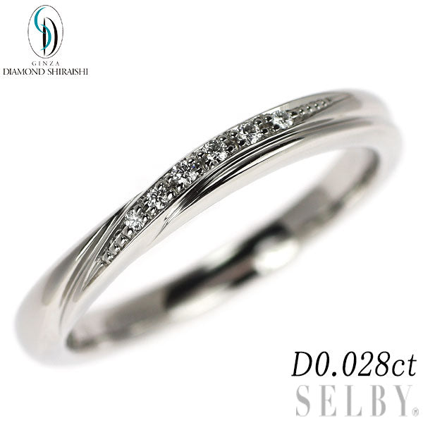 ダイヤモンドシライシ Pt950 ダイヤモンド リング 0.028ct