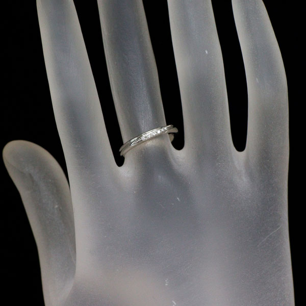 ダイヤモンドシライシ Pt950 ダイヤモンド リング 0.028ct